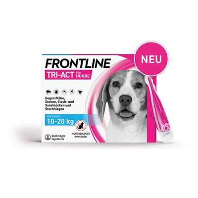 Frontline® TRI-ACT Hunde M (10 - 20 kg)