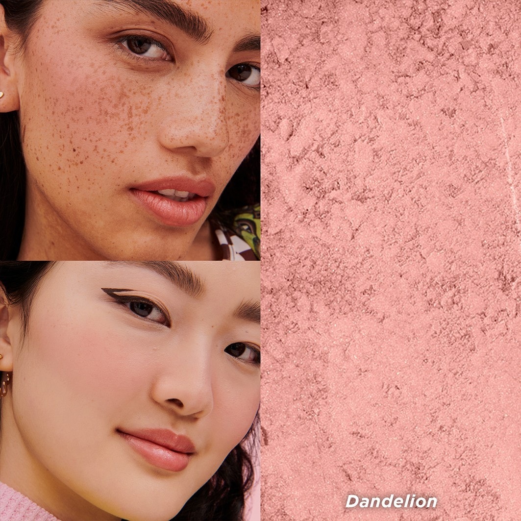 Dandelion und Brightening Powder in zartem Rosa
