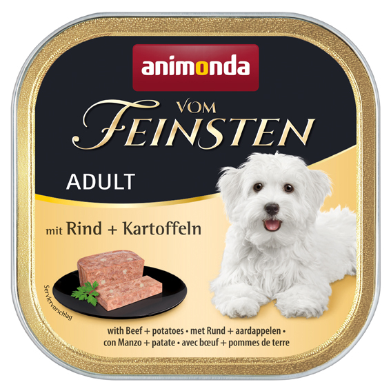 Animonda Hundenassfutter Animonda Vom Feinsten Adult 22x150g Rind & Kartoffel