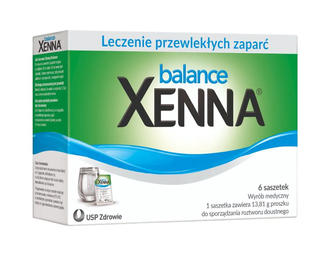 Xenna Balance dodatak prehrani protiv zatvora, 6 vrećica