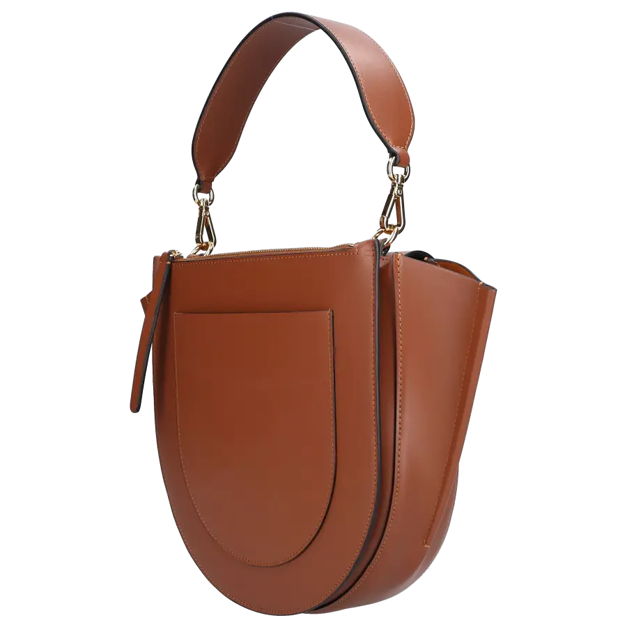 Wandler - Handtasche HORTENSIA MEDIUM Kalbseder - braun
