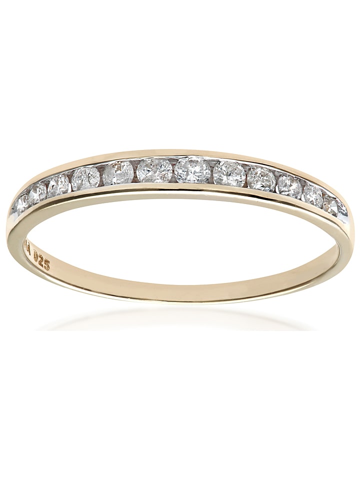 Diamant Exquis Gold-Ring mit Diamanten günstig kaufen