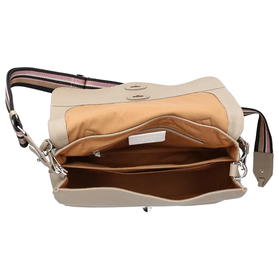 Zanellato - Handtasche POSTINA DAILY GIORNO M Kalbsleder - grau