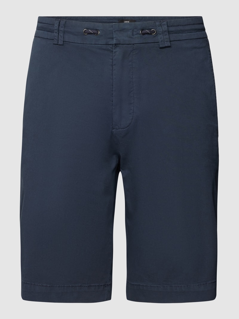 Bermuda mit Tunnelzug Modell 'Juno' in marineblau