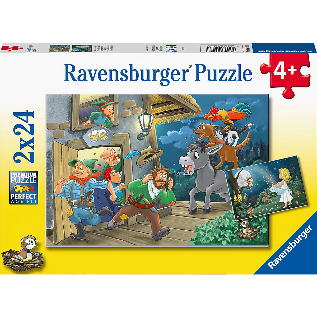 Puzzles Märchenstunde, 2 x 24 Teile