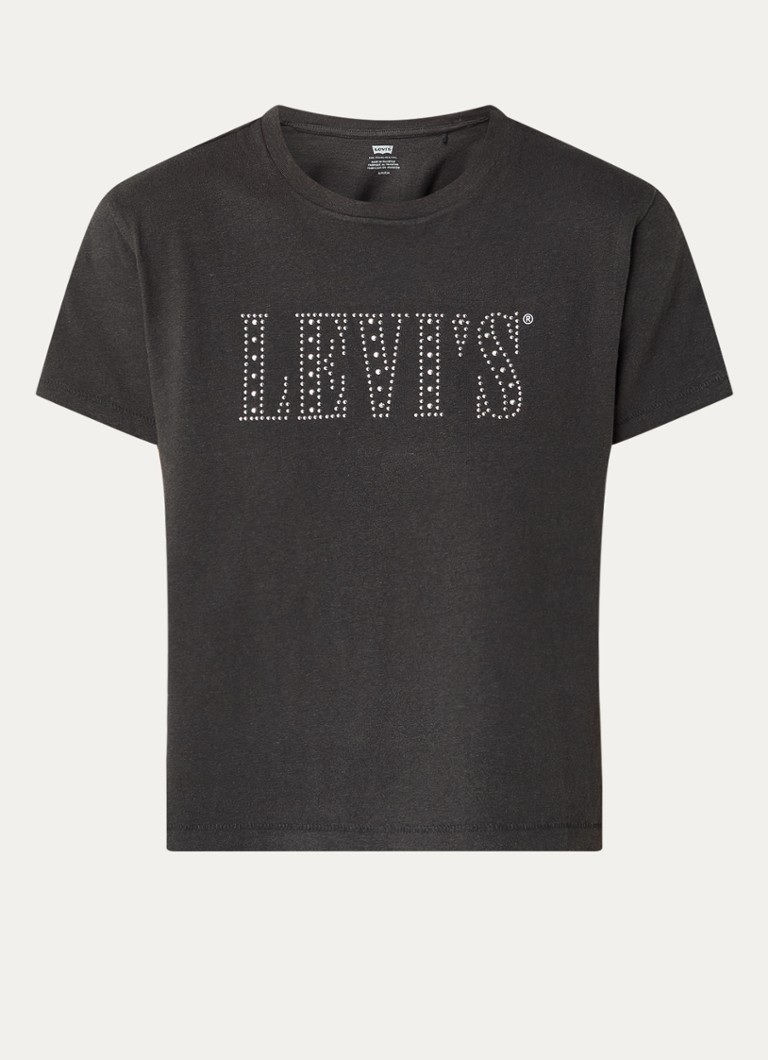 T-shirt Levi's con logo e strass