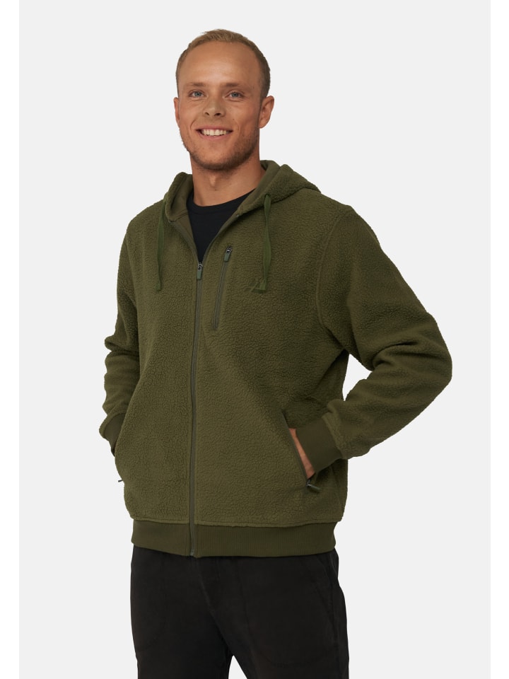 DANISH ENDURANCE Fleecejacke High Pile in dark green günstig kaufen