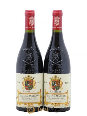 Châteauneuf-du-Pape Privilège Château Maucoil 2019 - Lot de 2 Bouteilles
