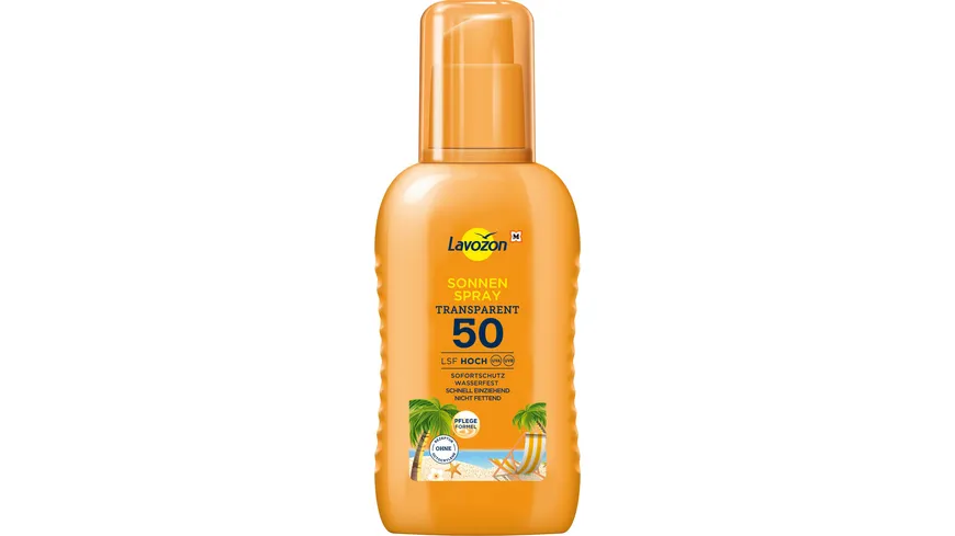 LAVOZON Transparentes Spray LSF 50 200 ml