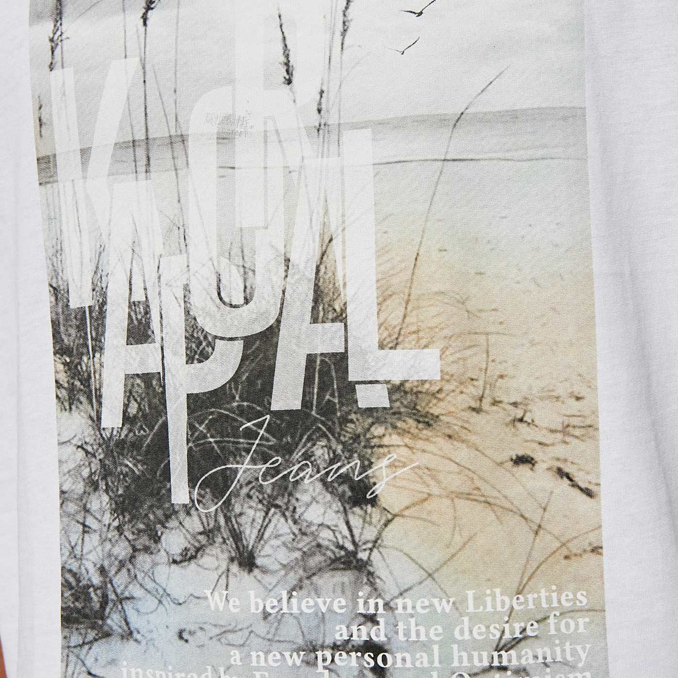 CELAN  T-shirt blanc Homme en 100% coton bio