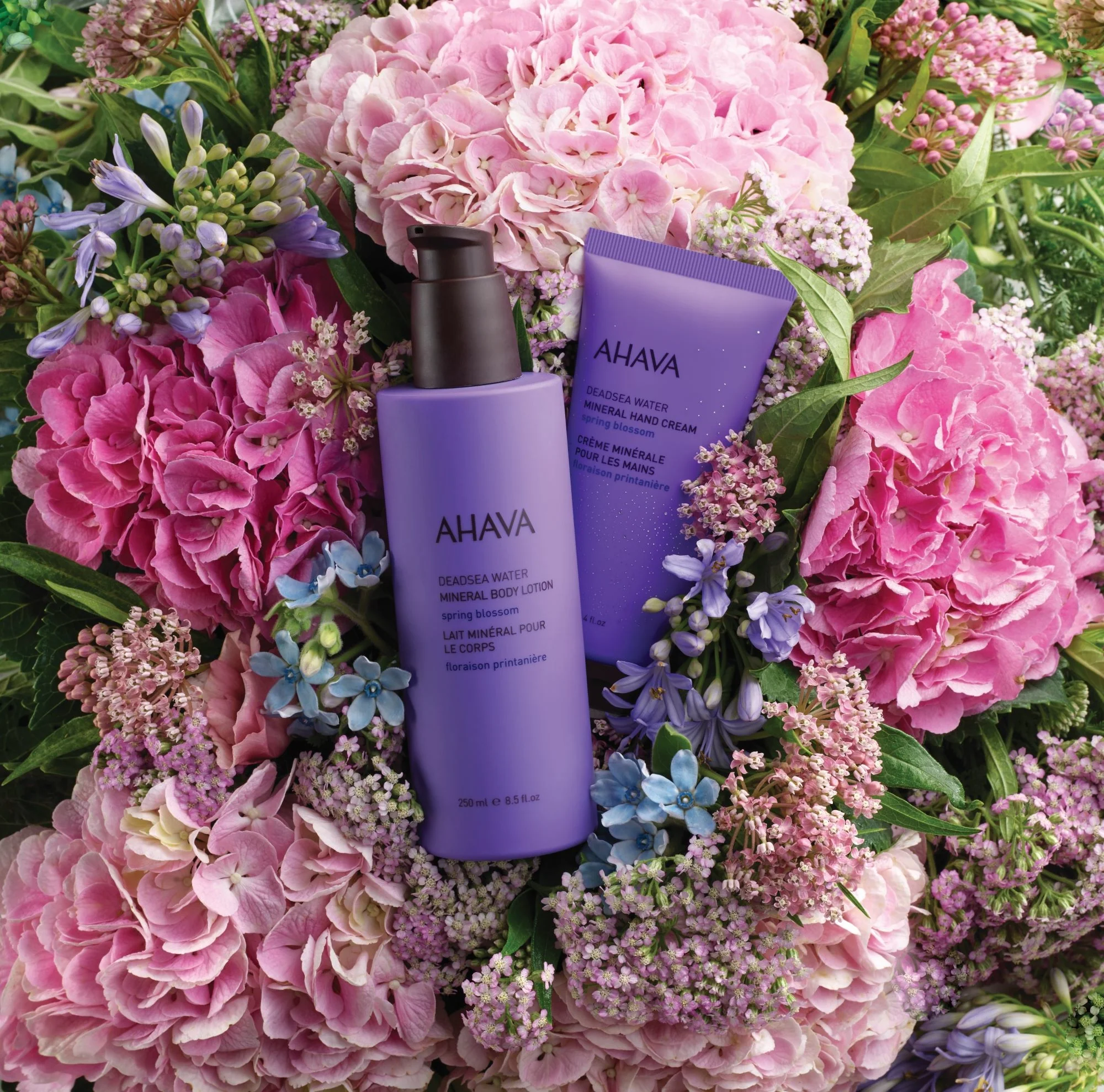 Deadsea Water Mineral Hand Cream Spring Blossom - Hand Treatment
