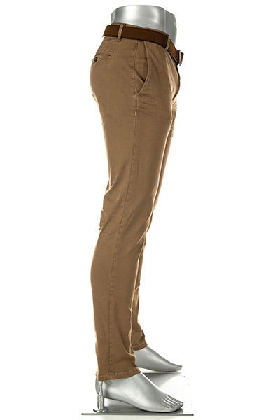 Alberto, Hose Rob, Slim Fit, Baumwolle T400®, braun