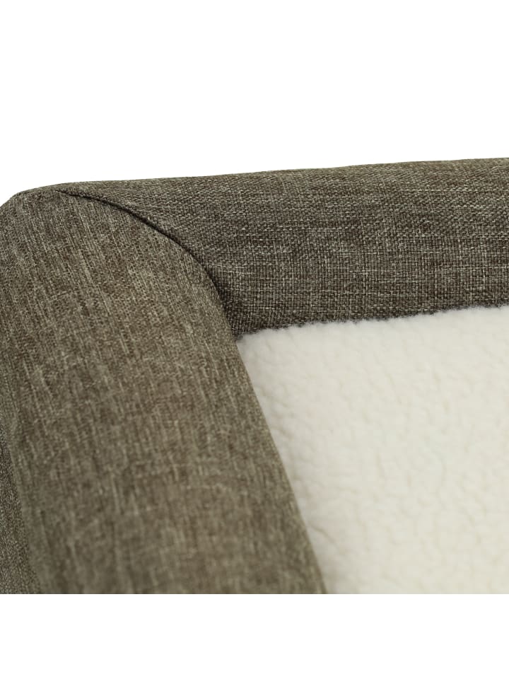 relaxdays Katzenhöhle in Grau/ Weiß - (B)38 x (H)44 x (T)38 cm günstig kaufen onesize