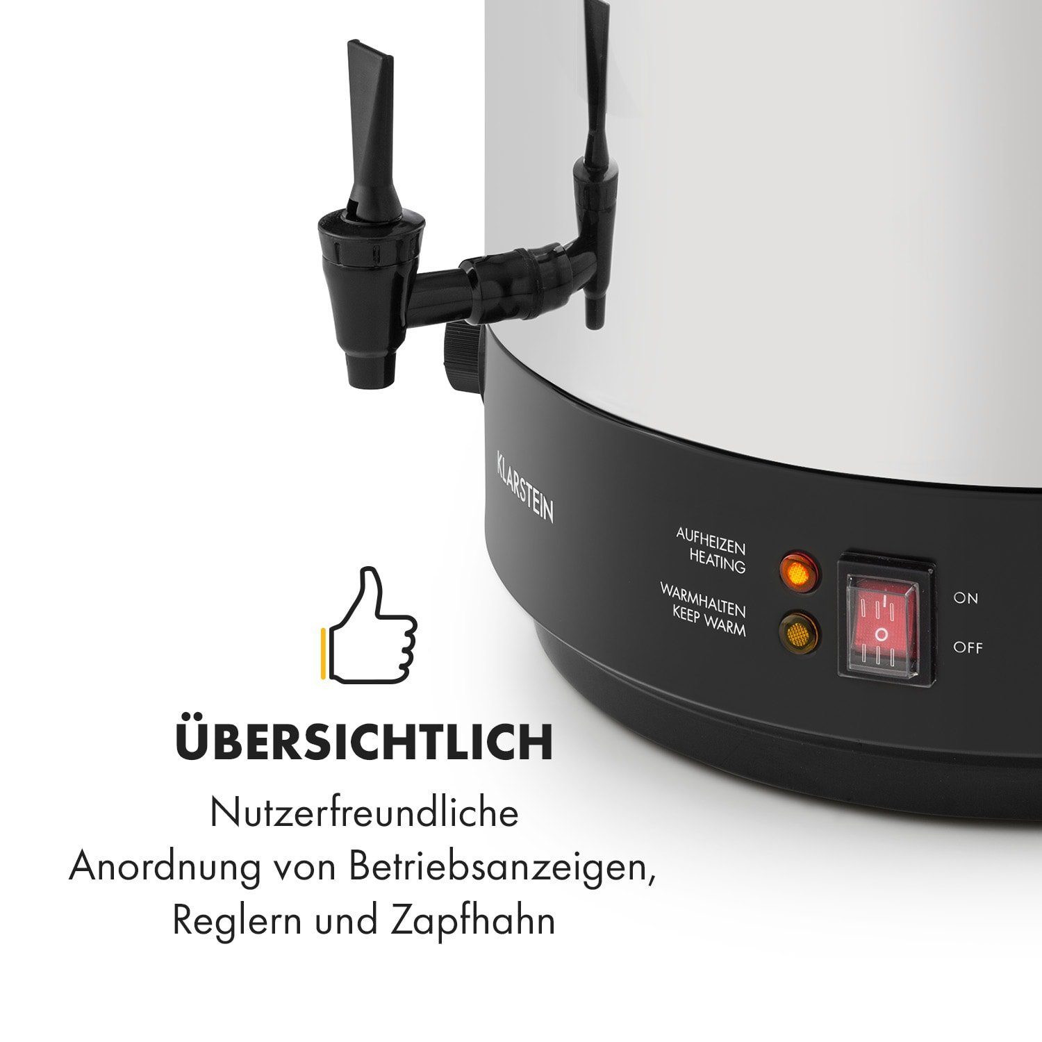 Klarstein Einkochautomat KonfiStar 60 Einkochautomat, 2500 W