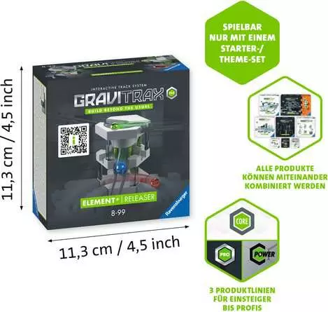 GraviTrax PRO Element Releaser - Kugelbahn-Erweiterung für Kinder ab 8 Jahren