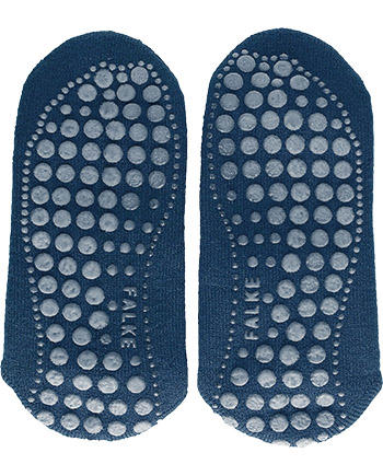 Falke, Serie Homepads, Wolle-Baumwolle rutschhemmend, dunkelblau