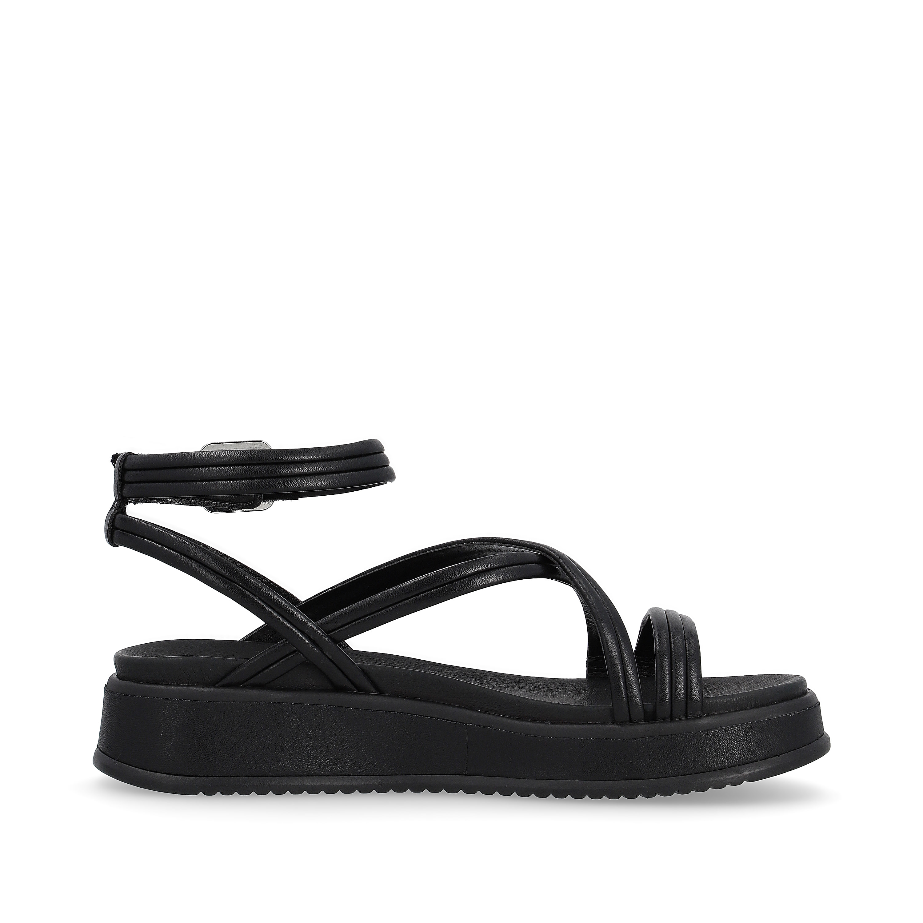 Rieker Damen Riemchensandalen noir