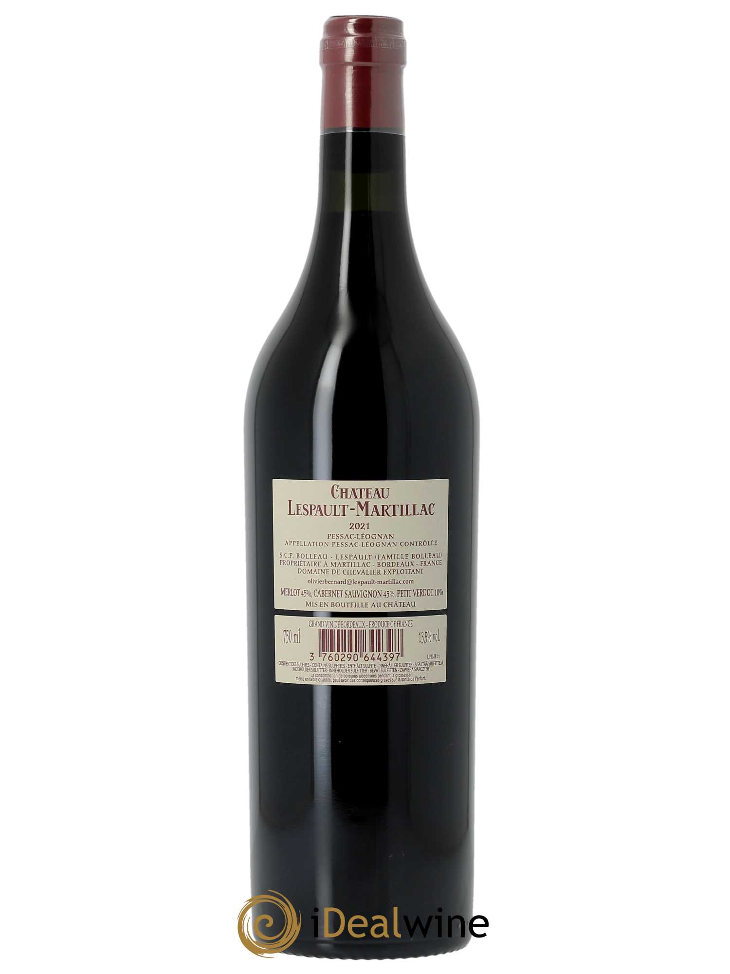 Château Lespault-Martillac  2021 - Lot de 1 Bouteille