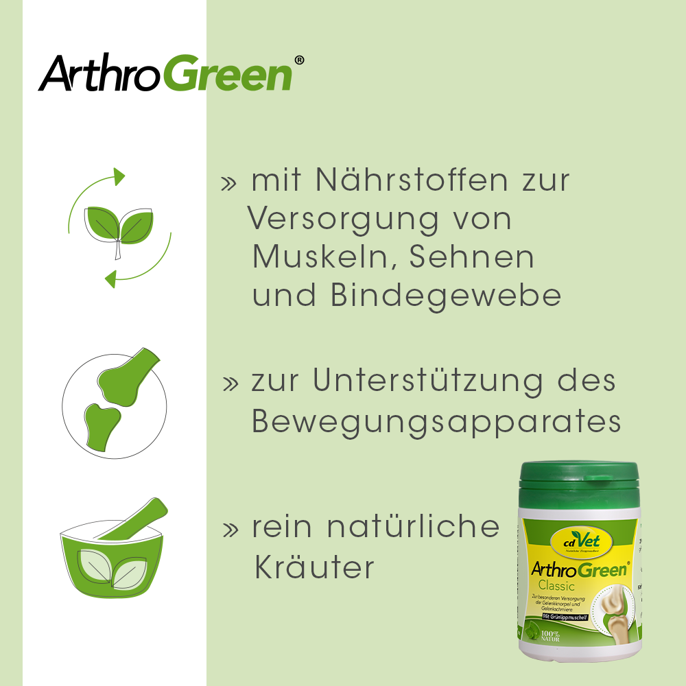 ArthroGreen Ergänzungsfutter & Aufzucht ArthroGreen Classic 700 g