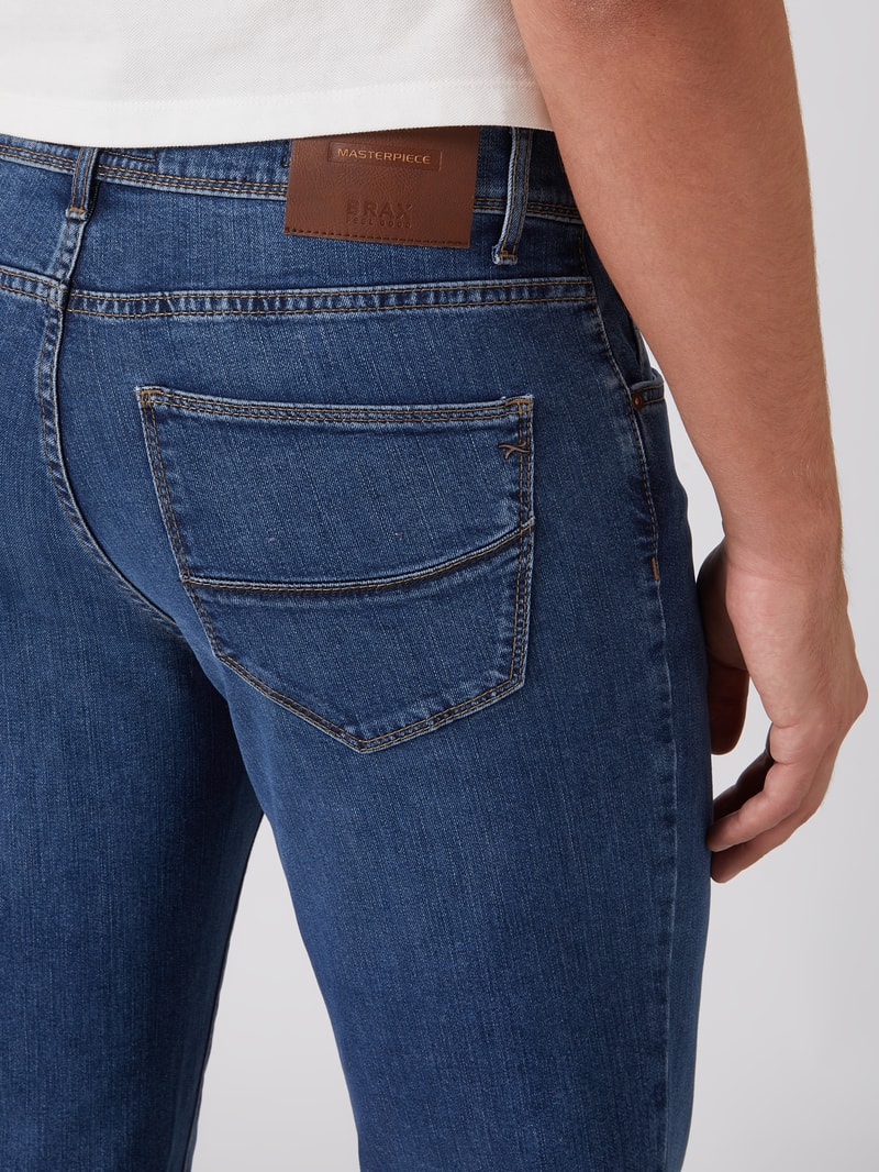 Straight Fit Jeans mit Stretch-Anteil Modell 'Cadiz' in jeans