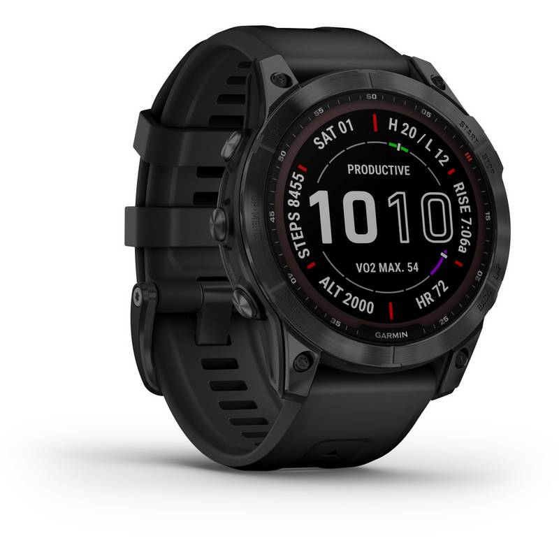 Garmin fenix 7 Sapphire Solar Titan Sportuhr