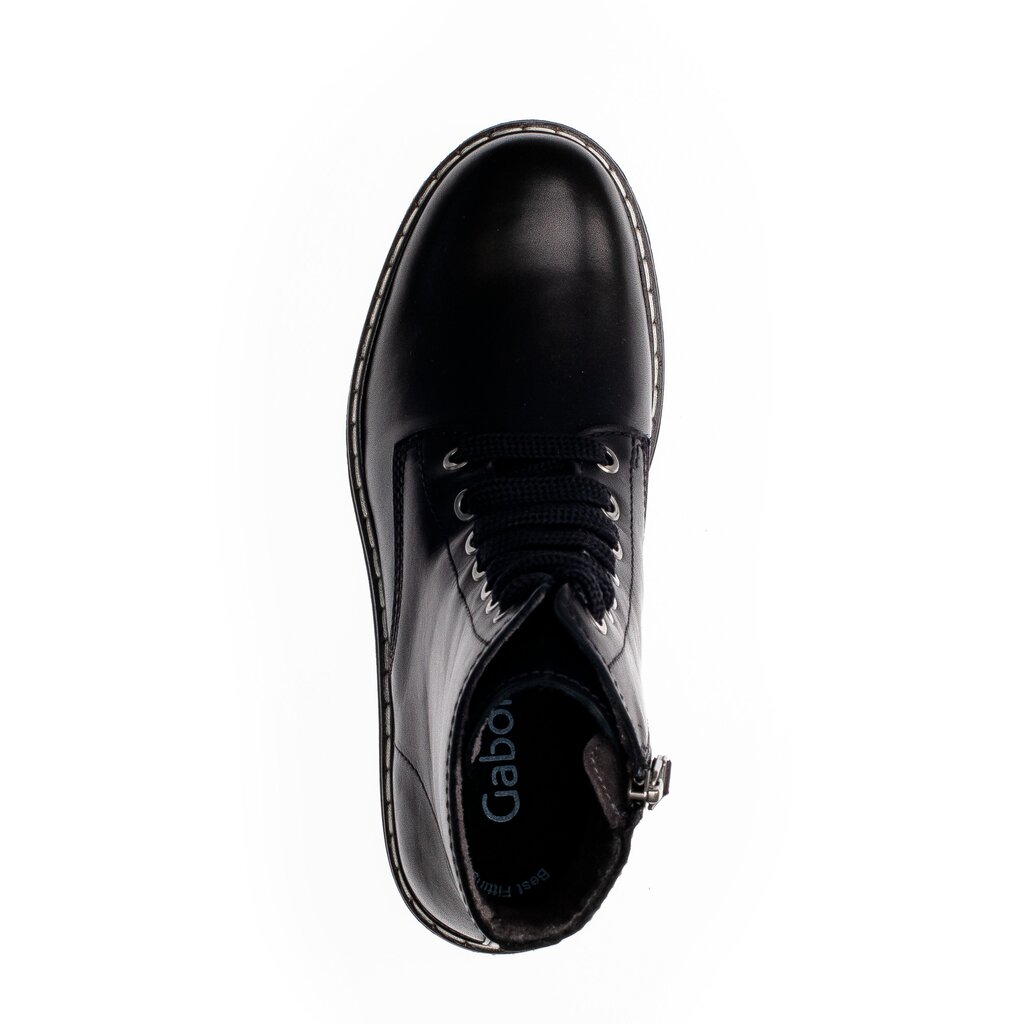 Gabor fashion Schnürstiefelette schwarz