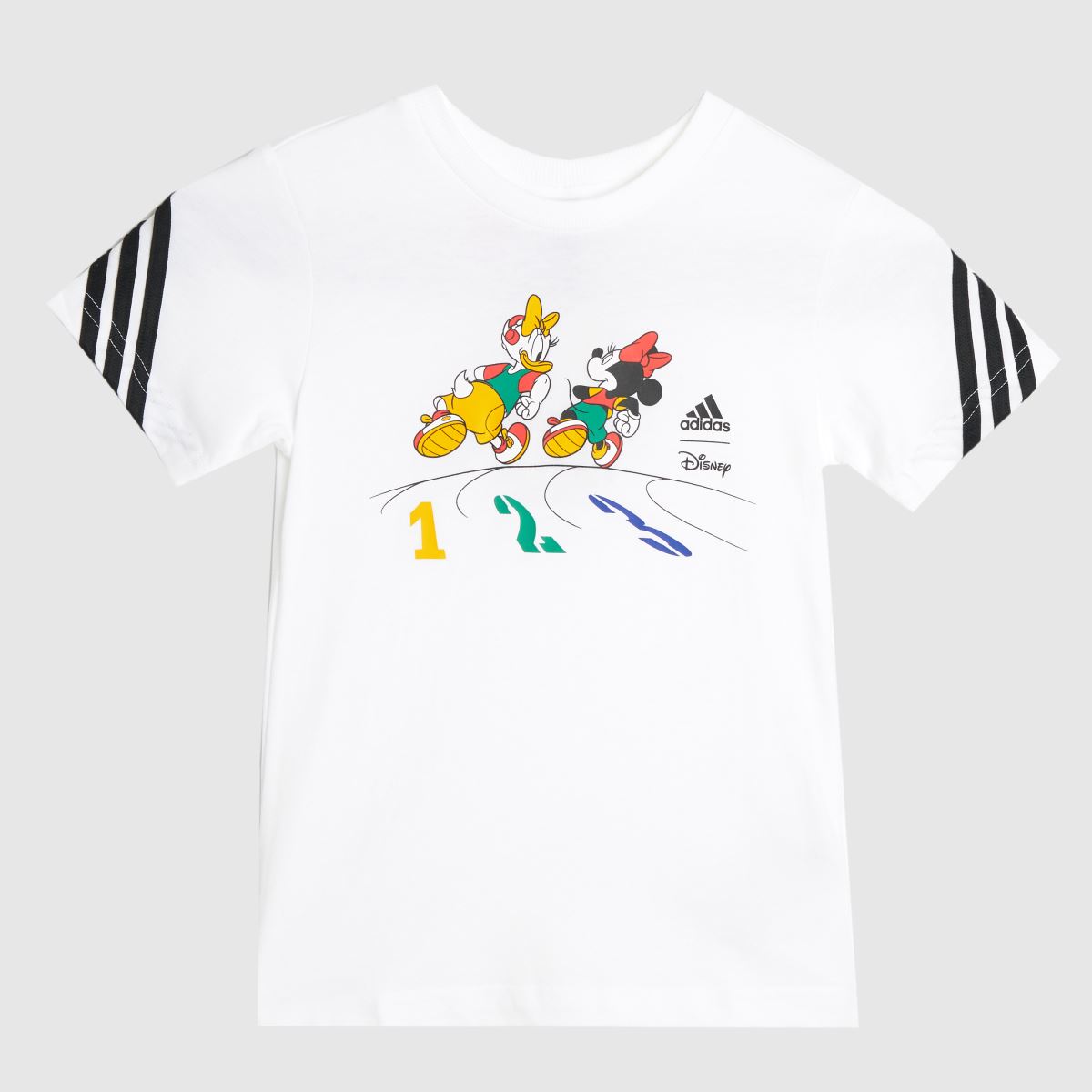 adidas gyerek Disney póló fehér és fekete színben