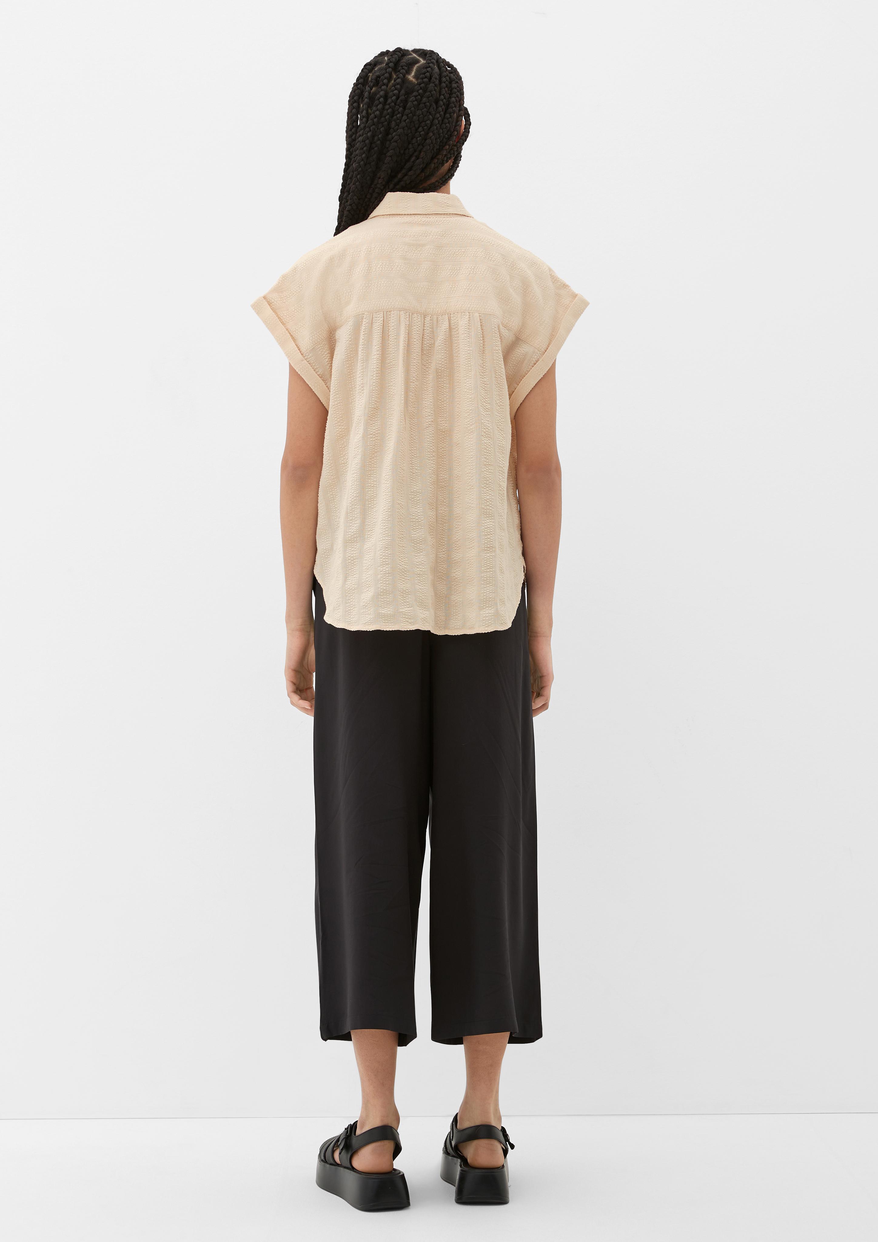 Oversize-Bluse aus Baumwolle  2123630-0805