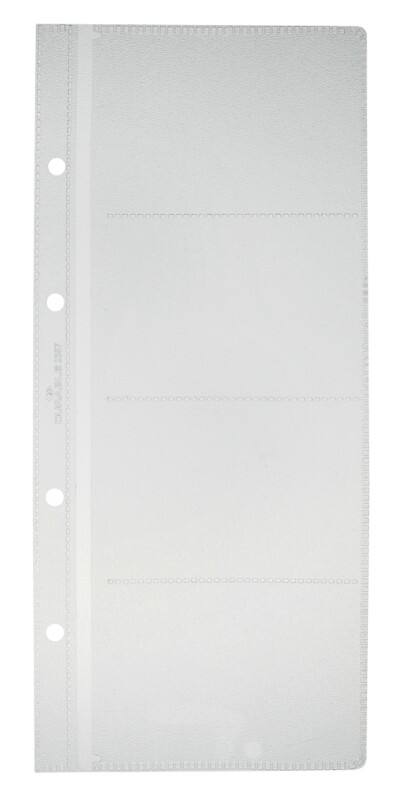 DURABLE Ersatzhüllen 2387-19 A4 80 Karten Transparent 11,2 x 9,5 x 28,4 cm 10 Stück