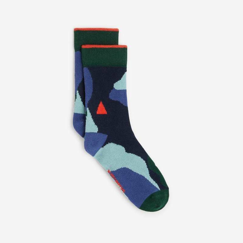 Chaussettes garçon camouflage bleues Catimini