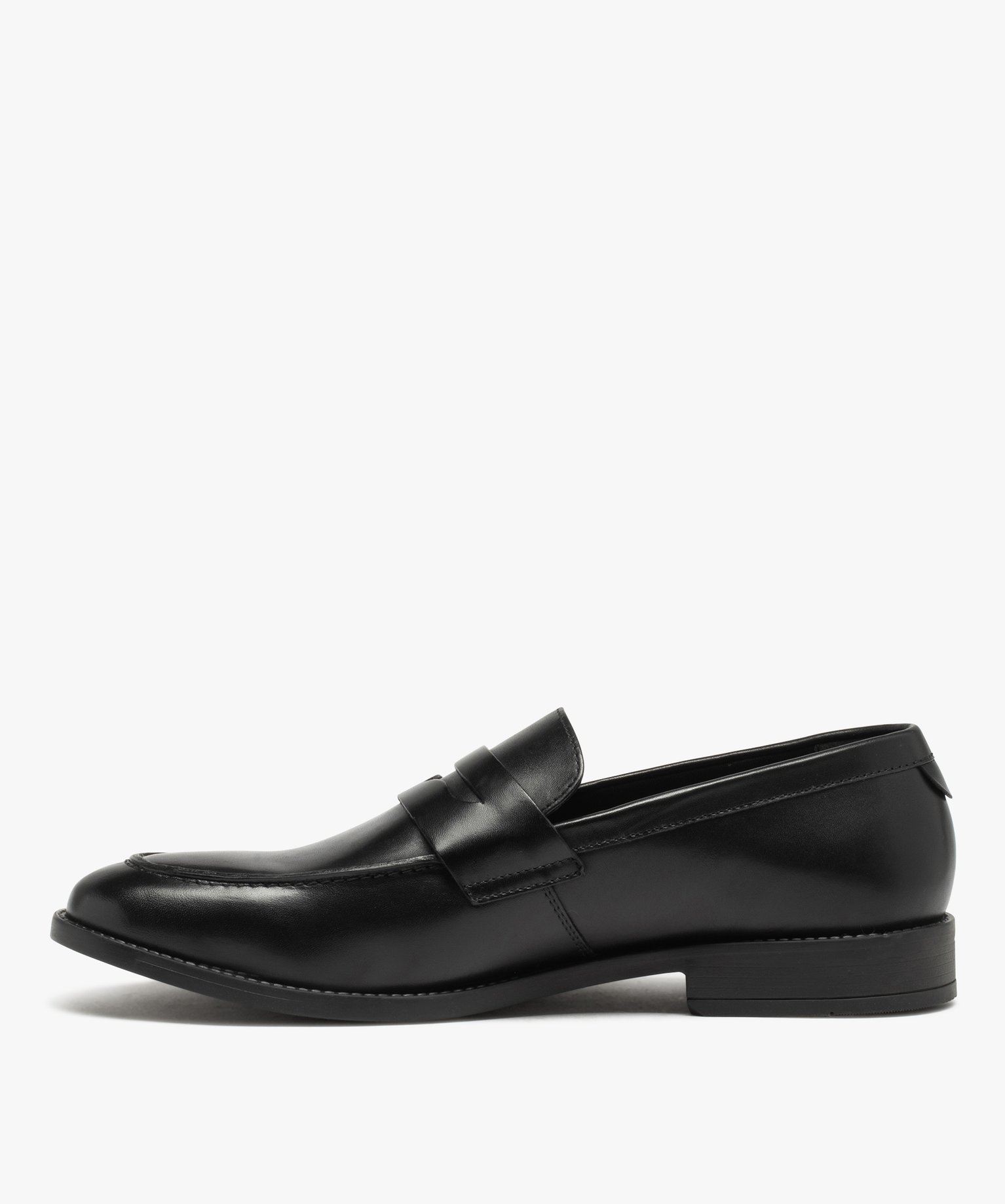 Mocassins dessus cuir homme - Tanéo noir | GEMO