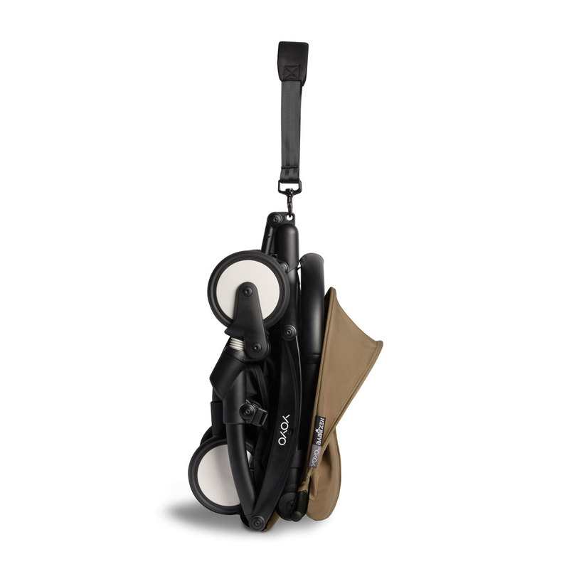 Poussette yoyo2 4 roues châssis noir assise 6+ toffee Babyzen