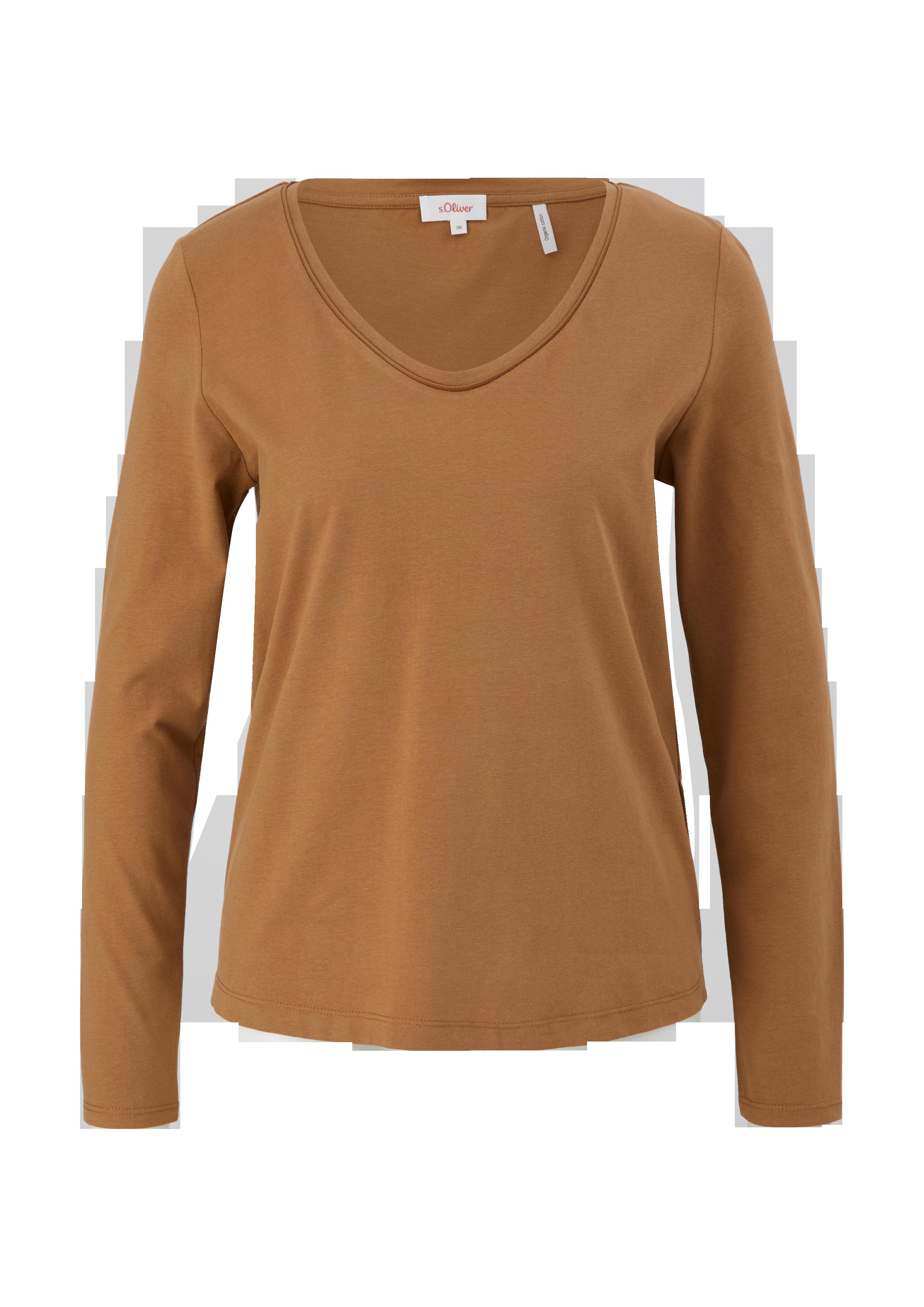 Longsleeve mit U-Ausschnitt  2125513-8469