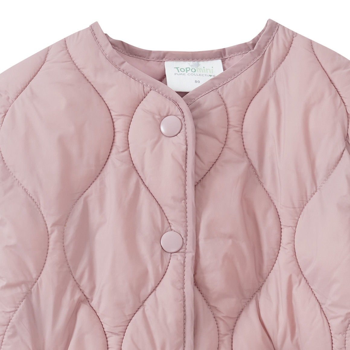 Baby Steppjacke mit Druckknopfleiste
