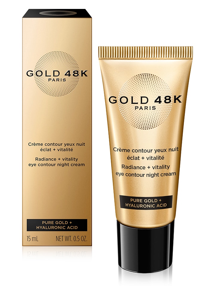 Gold 48K Augenkontur-Nachtcreme 