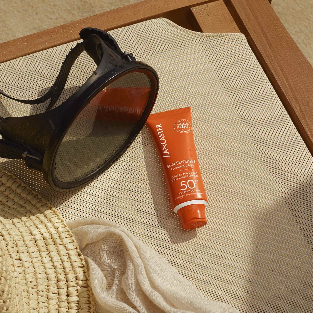 Lancaster Sun Sensitive Fluide Lacté Non-Gras Visage SPF50
