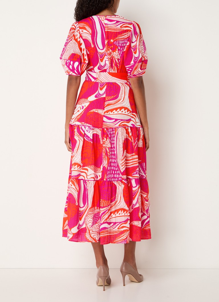 Abito tunica midi Phase Eight Tilda con cintura e stampa