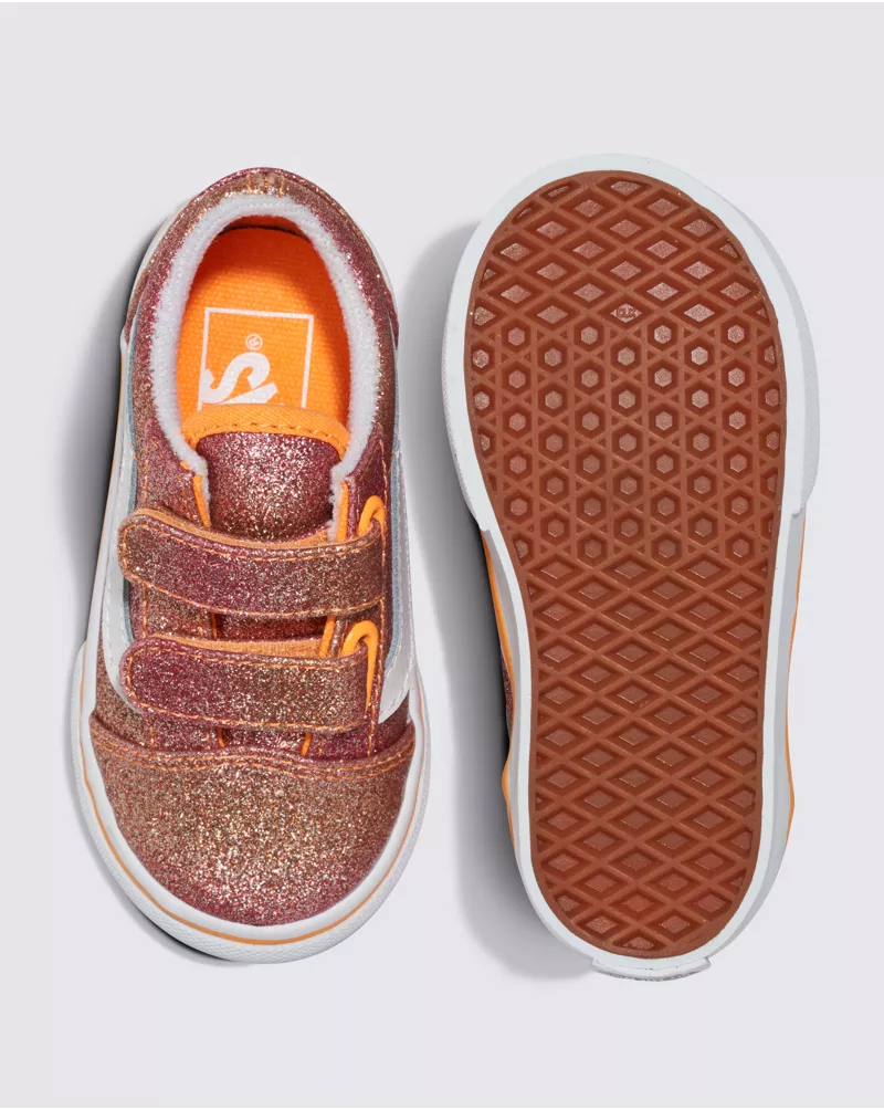 Toddler Old Skool V Glitter Shoe