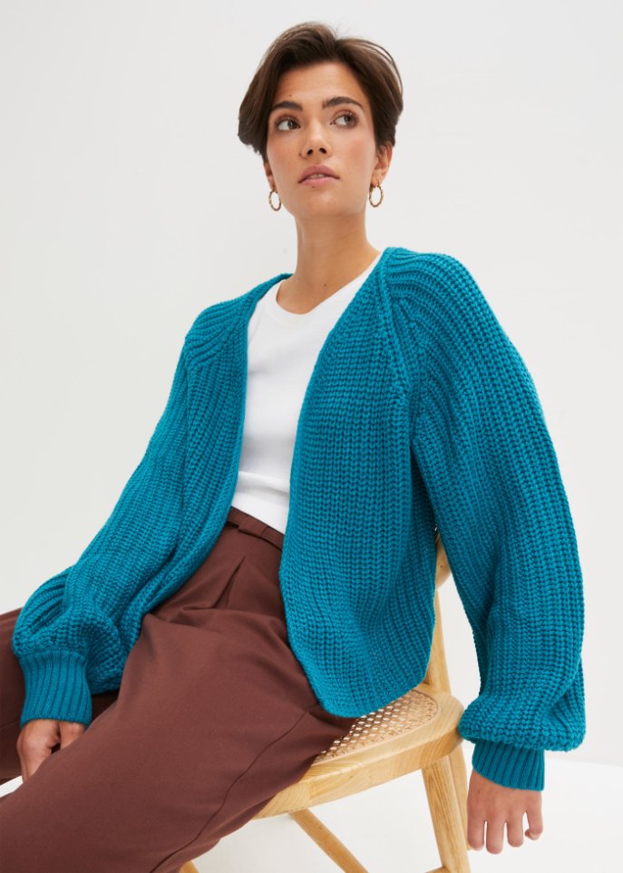 Grobstrick-Cardigan