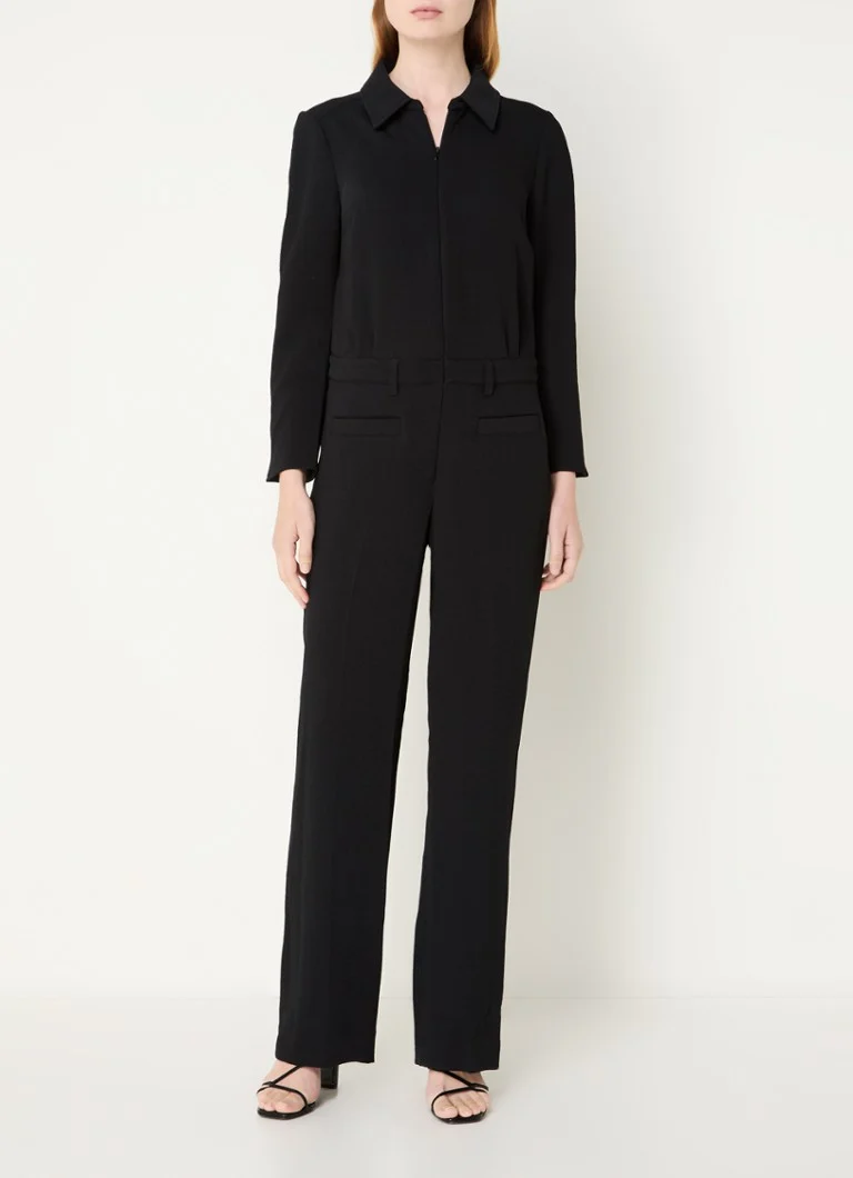 ba&sh Omiza loose fit jumpsuit with press pleat