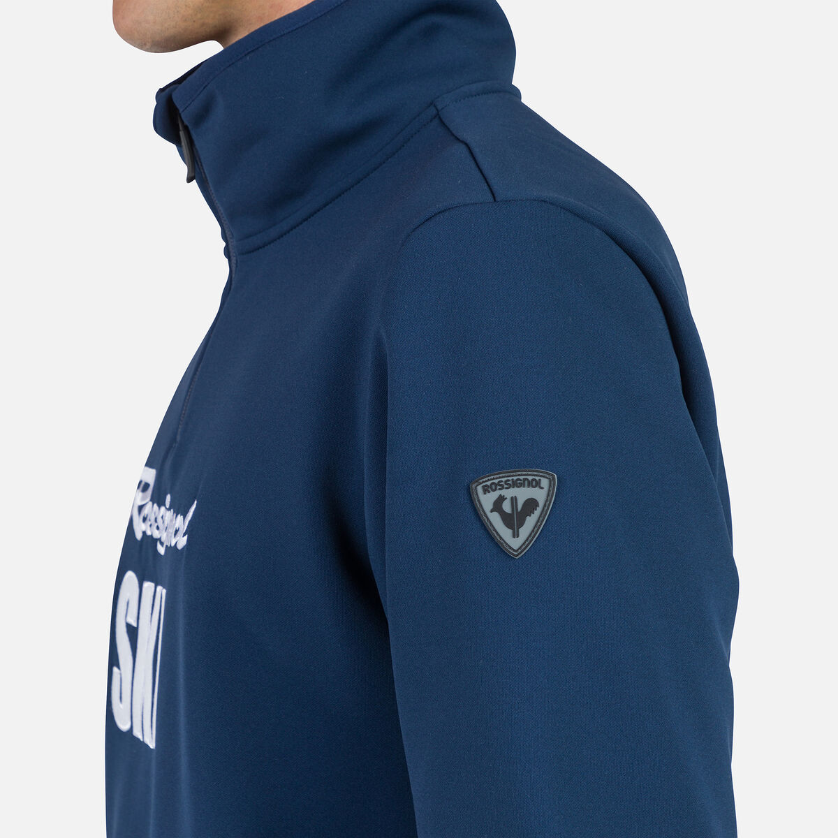 Herren-Ski-Fleeceoberteil mit halblangem Reißverschluss Signature