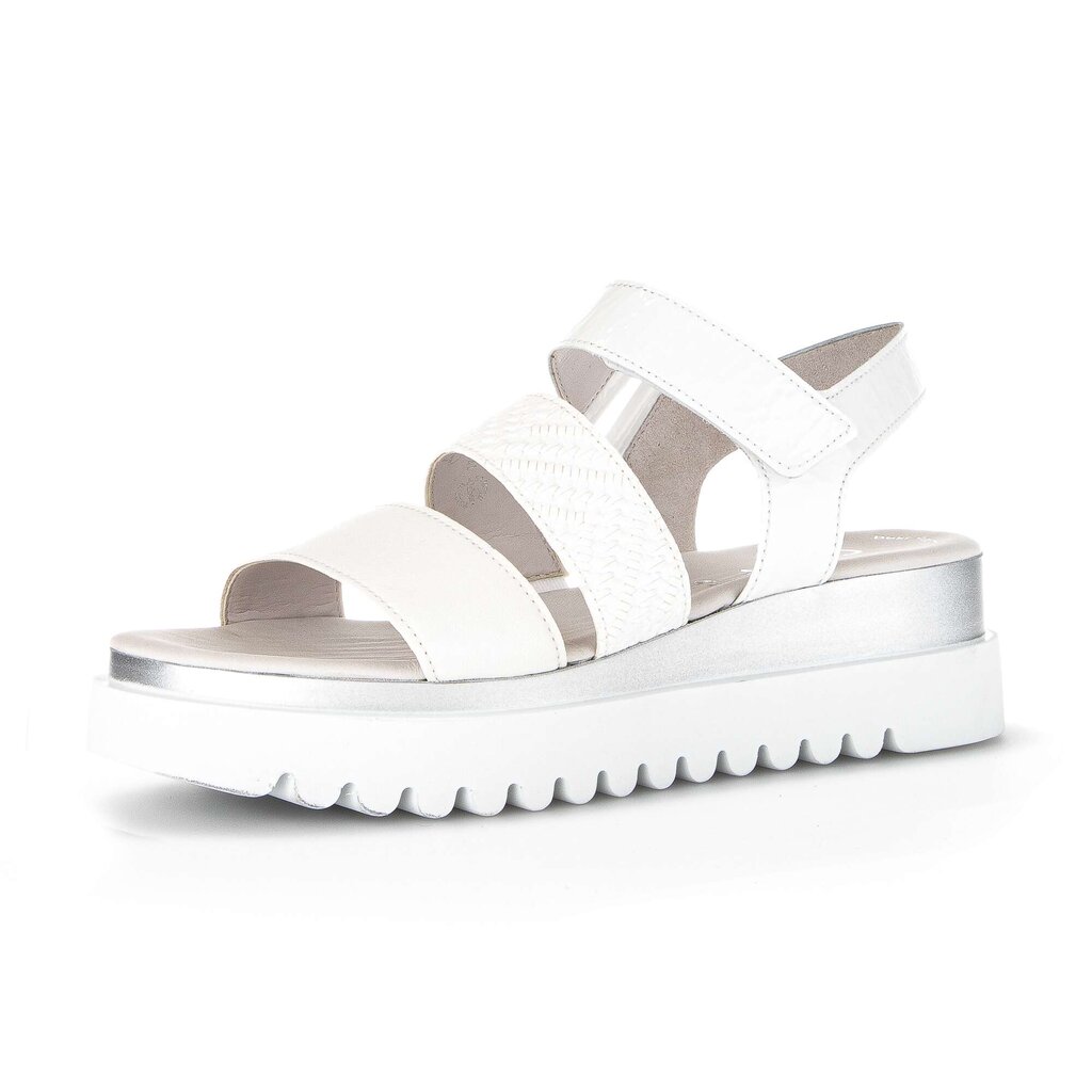 Gabor fashion Keilsandalette weiß