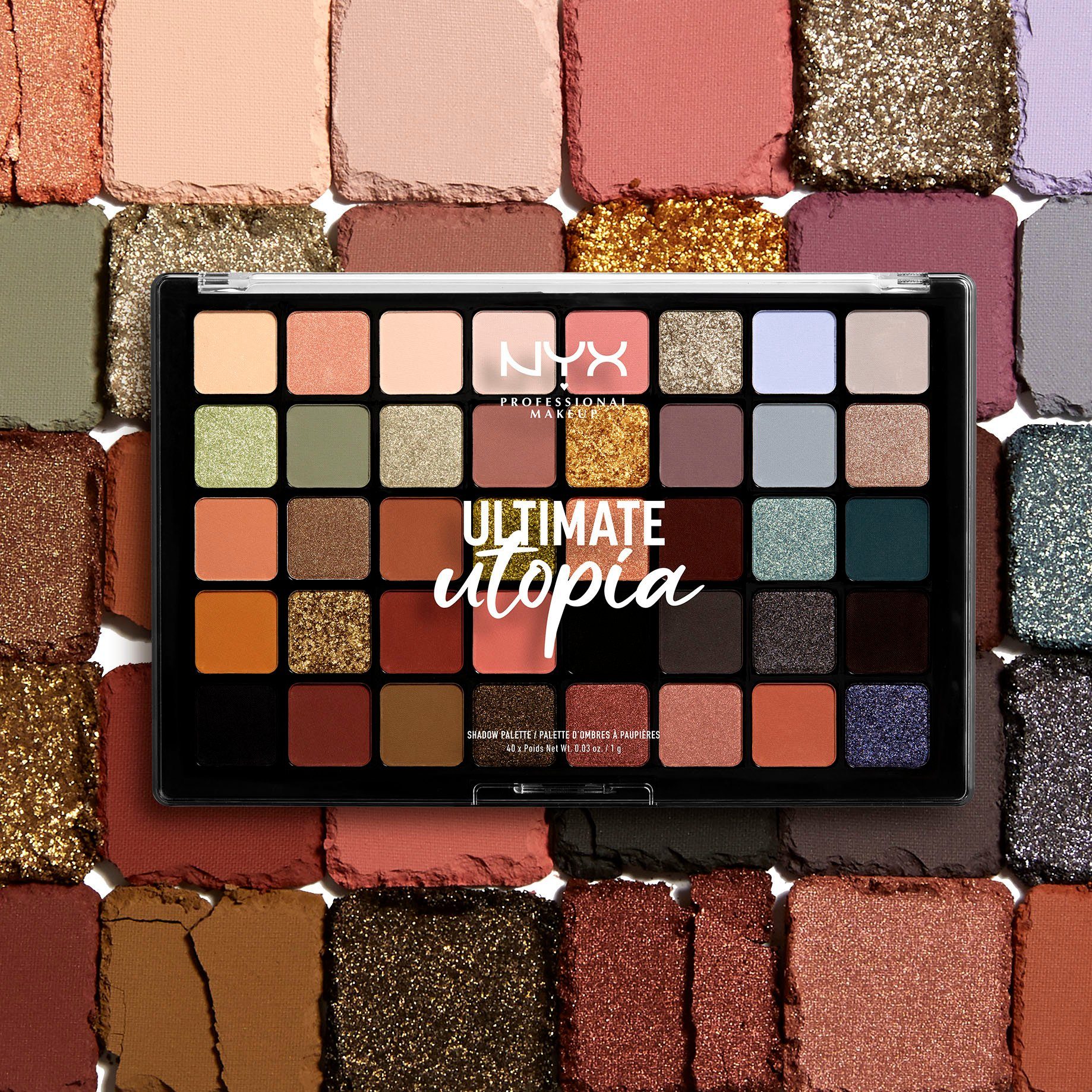 NYX Lidschatten-Palette Professional Makeup Ultimate Shadow Palette