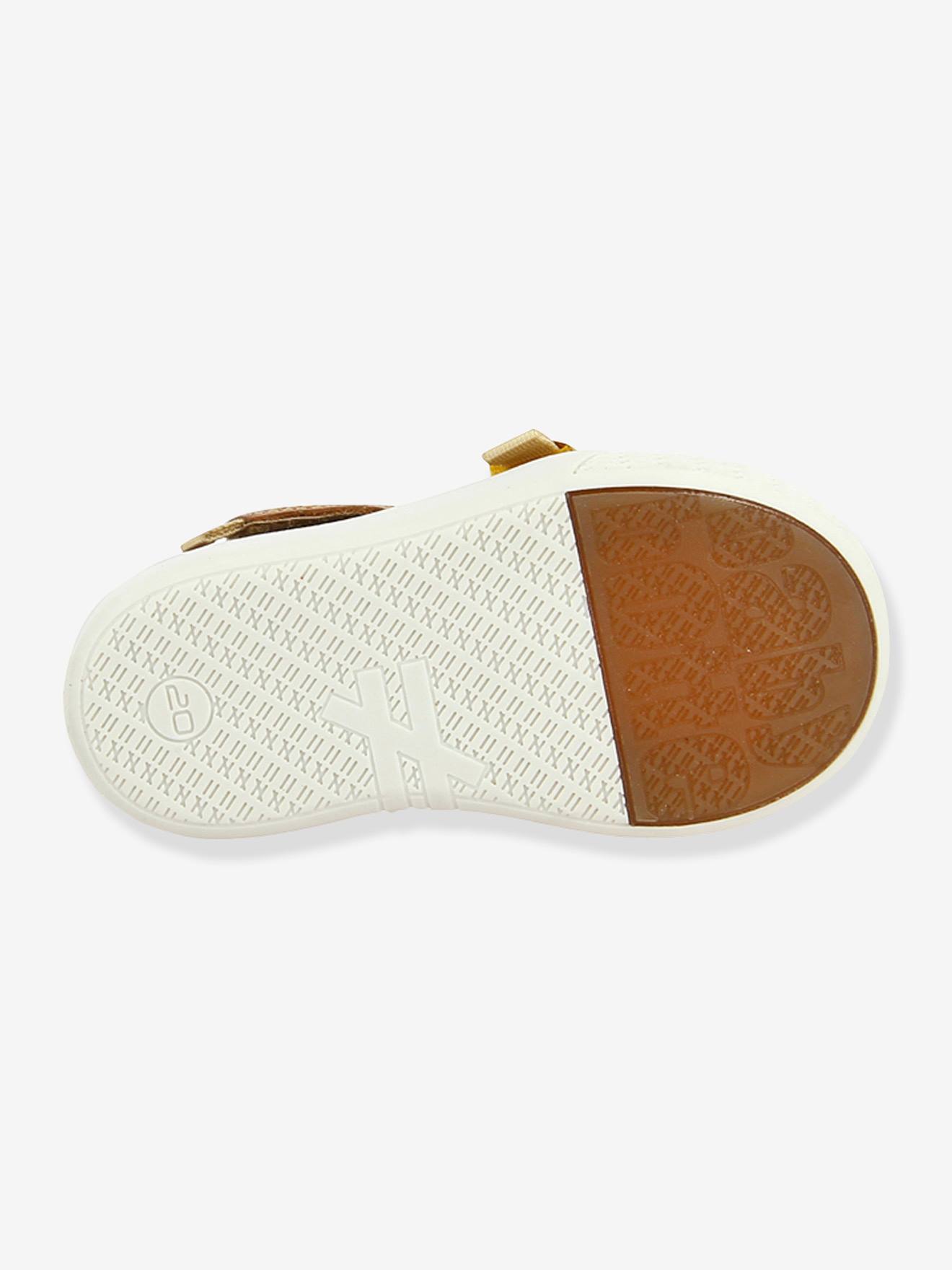 Bottillons cuir bébé garçon Snow Babybotte® jaune
