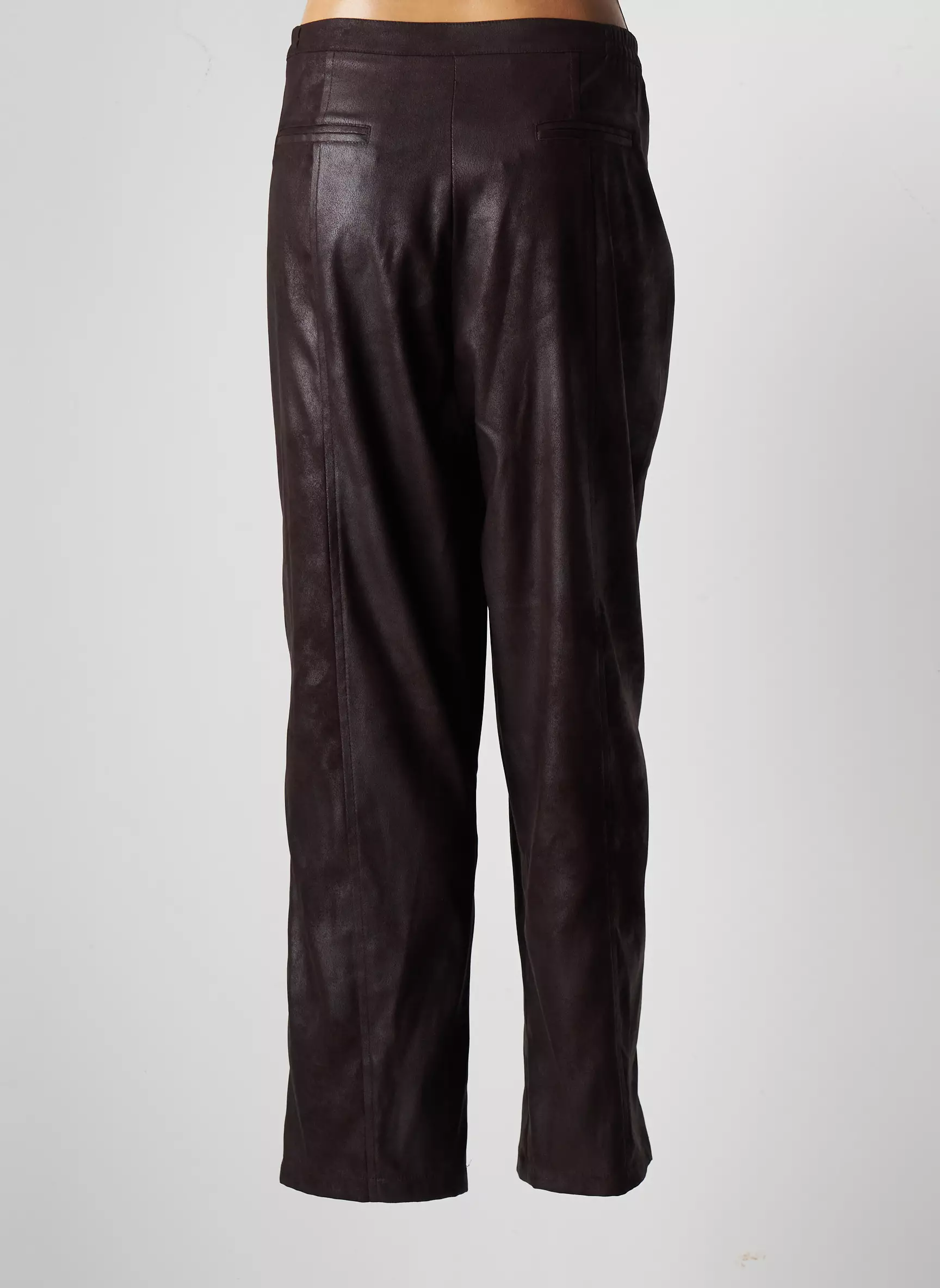 Jumfil Pantalons Droits Femme couleur marron