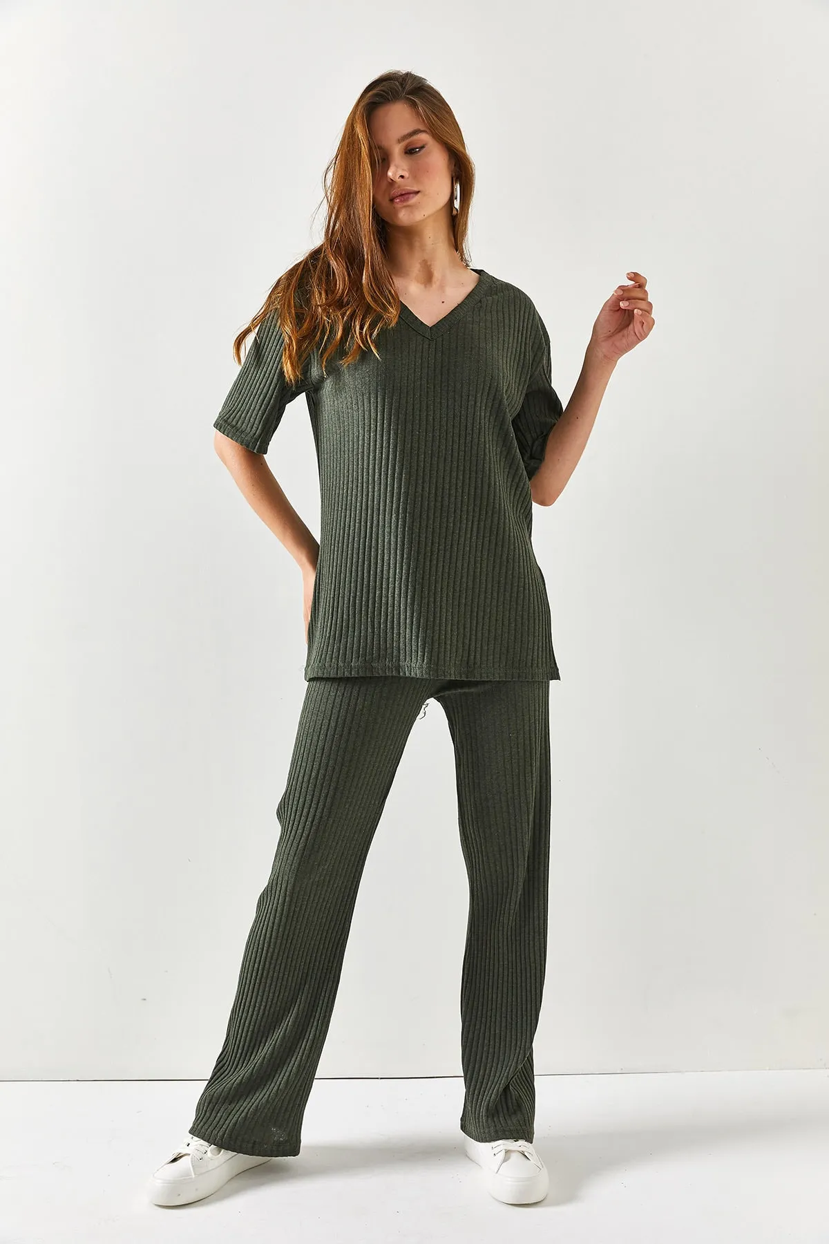 Olalook  Zweiteiler - Khaki - Regular Fit