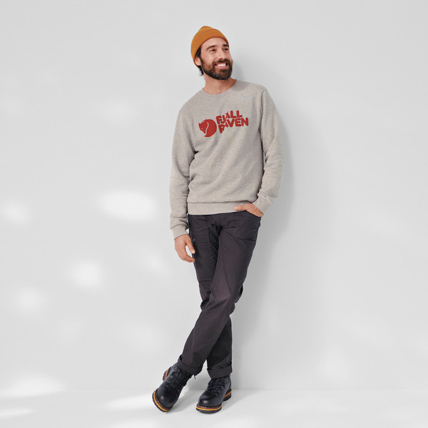 FJÄLLRÄVEN LOGO SWEATER M Herren - Sweatshirt