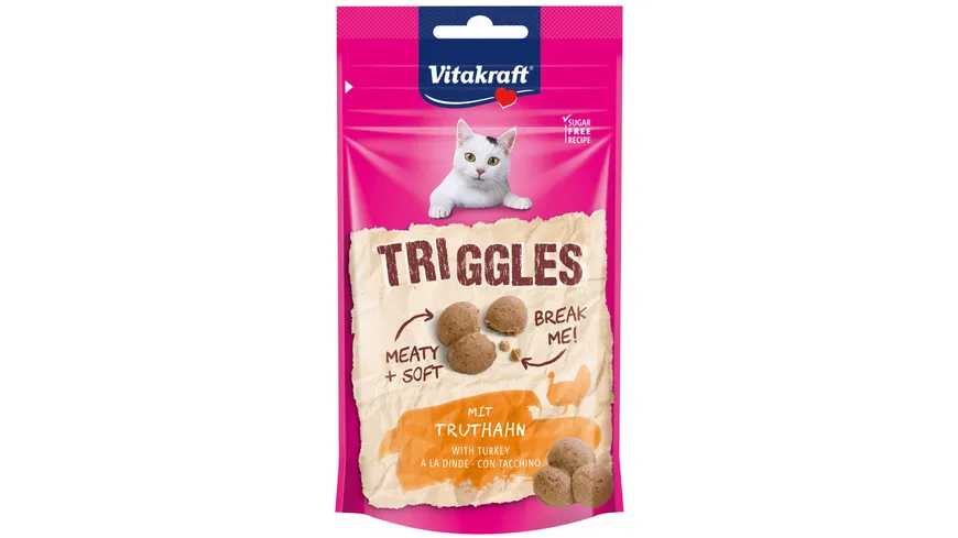 Vitakraft Katzensnack Triggles mit Truthahn 40 g