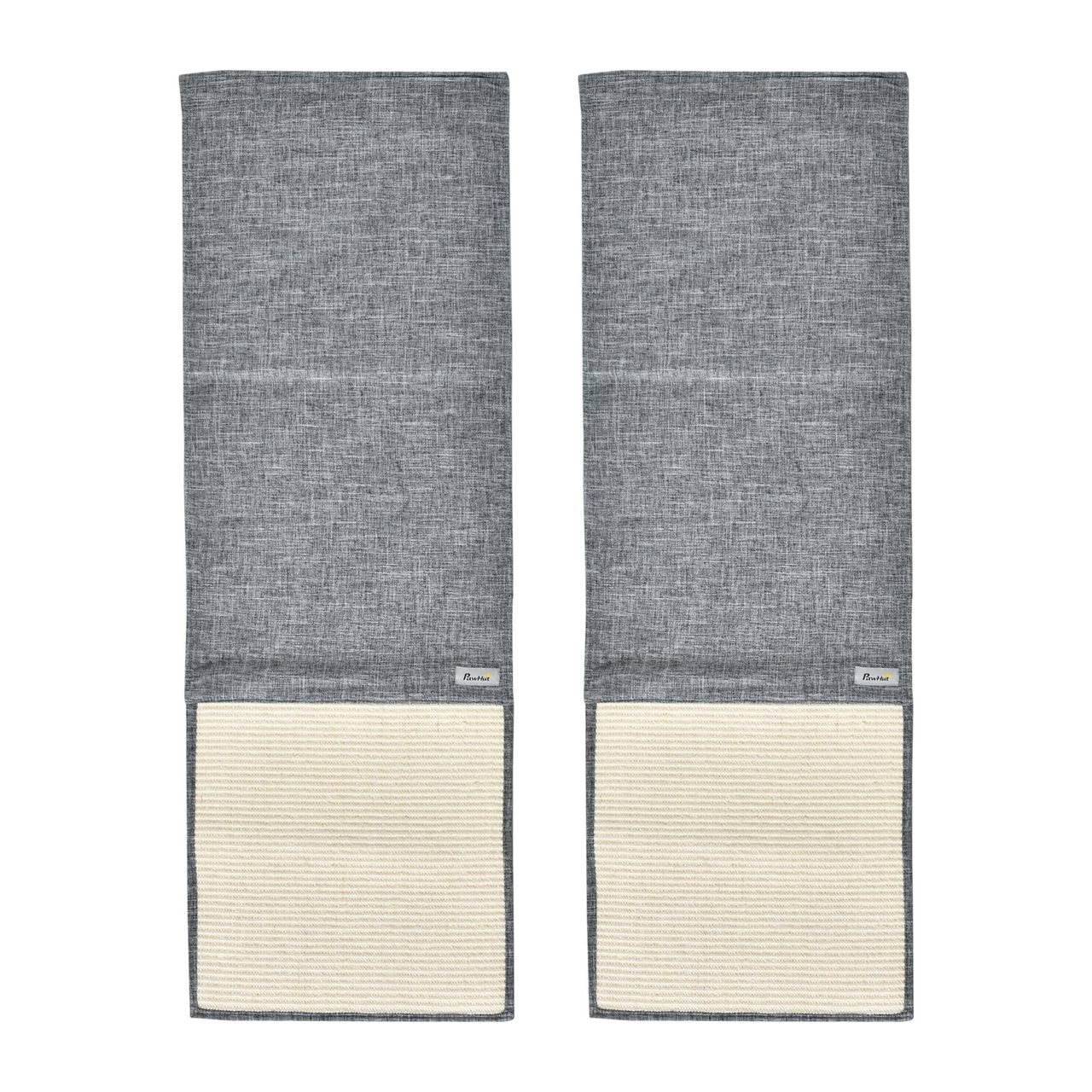 PawHut Kratze Brett Kratzbaum Katzenspielzeug Sisal Polyester Grau