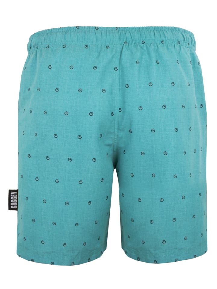 GUGGEN MOUNTAIN Badehose Bilddruck in Grün günstig kaufen